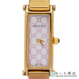 腕時計 稼働 GUCCI グッチ 1500L クォーツ シェル文字盤 2026.8電池交換済 H22137