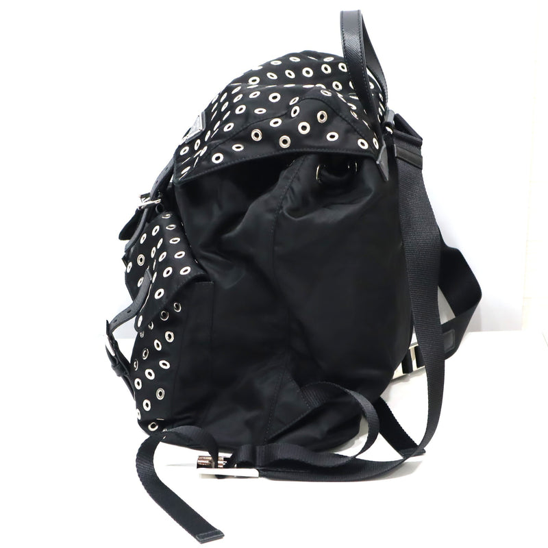 PRADA プラダ パンチング リュック ブラック バックパック H1021