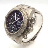 稼働 腕時計 BREITLING ブライトリング クロノアベンジャー E13360 自動巻き 黒色文字盤 箱保取説コマ認定証 yo1491