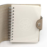 HERMES エルメス ノートカバー メモ帳 ユリス ミニ  ベージュ系 □K刻印 箱有 H22300