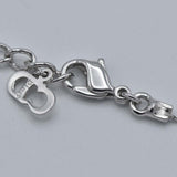 Christian Dior ディオール ネックレス CDロゴ シルバーカラー 約3.9g アクセサリー 箱 H9283