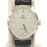 稼働 腕時計 OMEGA オメガ Geneve ジュネーブ 511.0411 cal.625 手巻き シルバー色文字盤 レディース 替えベルト H18076