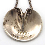 Georg Jensen ジョージジェンセン ネックレス 1999 ヘマタイト シルバー925 6.3g アクセサリー H8877