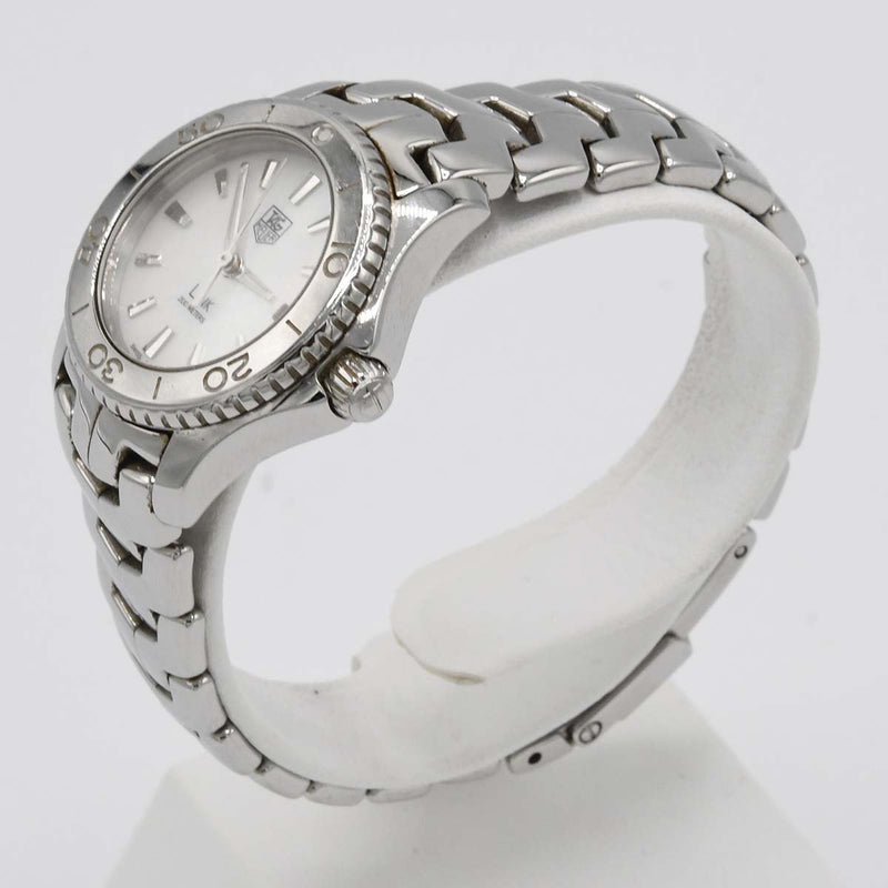 腕時計 稼働 TAG HEUER タグホイヤー WJ1313-0 クォーツ シェル文字盤 2025.10電池交換済 M4252