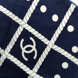 CHANEL シャネル スカーフ 31 RUE CAMBON ネイビー シルク100％ 服飾小物 H22290