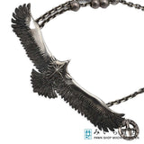 SAAD サード ネックレス イーグル シルバー 925 88.7g アクセサリー 21k572-1