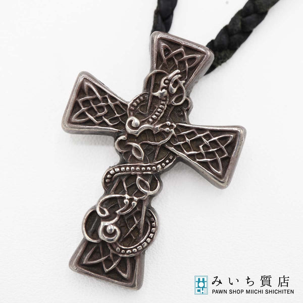 CHROME HEARTS クロムハーツ ネックレス ケルティッククロスXS 925 ペンダント 袋、インボイスあり H20369