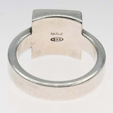 GUCCI グッチ リング スクエア プレート 8 約7.5号 925 シルバー 約6.1g アクセサリー H20607