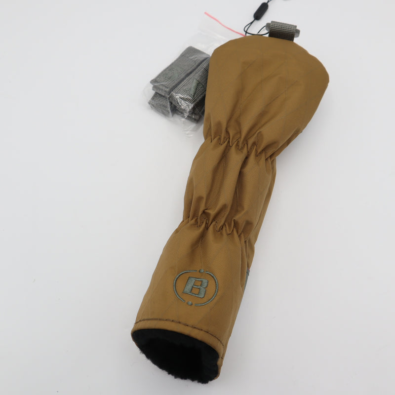 未使用品 BRIEFING GOLF ブリーフィング ゴルフ ヘッドカバー UTILITY COVER XP WOLF GRAY BRG223G28 コヨーテ ゴルフ用品 25k271-2