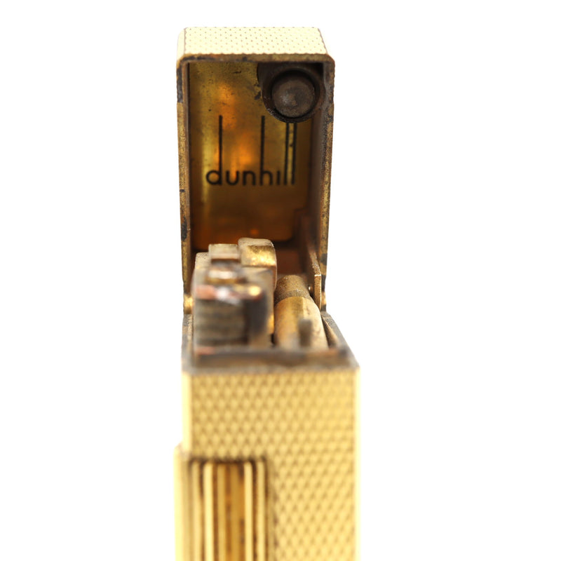 着火未確認 dunhill ダンヒル ライター ローラー式  べっ甲柄×ゴールド マーブル ビンテージ 喫煙具 コレクション レア H2987