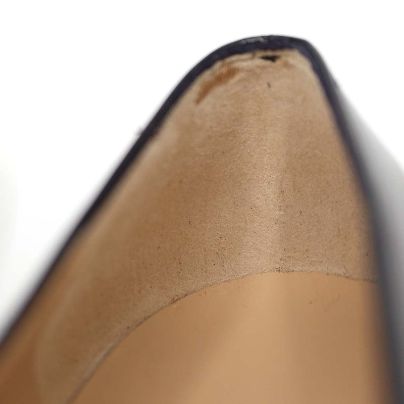 Salvatore Ferragamo フェラガモ パンプス ガンチーニ サイズ6 1/2 C 約23.5cm 靴 ブラック 箱有 25k862-2
