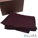 LOUIS VUITTON LV ルイヴィトン ストール 402336 紫系ブラウン 服飾小物 H19720