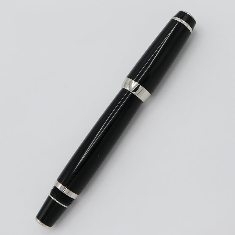 MONTBLANC モンブラン ボールペン BOHEME ボエム キャップ式 筆記用具 シルバー色×ブラック 筆記未確認 H19974