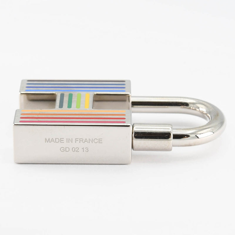HERMES エルメス カデナ クイズ レインボー Hロゴ キーホルダー アクセサリー 箱袋あり H19939