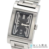 腕時計 稼働 BVLGARI ブルガリ レッタンゴロ RT45S 自動巻き レディース 黒色文字盤 20s544-1