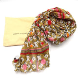 LOUIS VUITTON LV ルイヴィトン スカーフ モノグラム コットン100％ マルチカラー 服飾小物 H1097