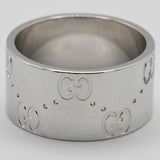 GUCCI グッチ リング アイコン ワイド #9 8.5号 750 約8g レディース アクセサリー ok911