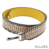 FENDI フェンディ パイソン ストラップユー ストラップ イエロー 服飾小物 H23966