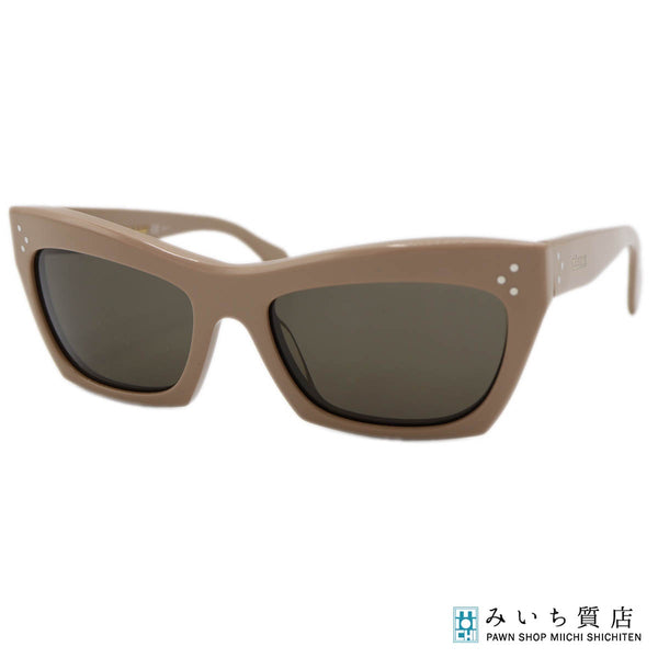 CELINE セリーヌ サングラス 41802/S JIK70 55□19 145 度なし ベージュ系 メガネ 眼鏡 保管袋有 H20605