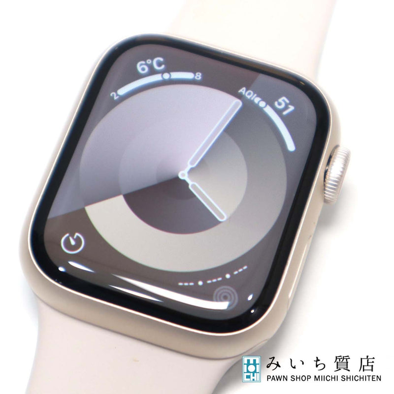 Apple Watch アップルウォッチ シリーズ 9 MRHN3J/A 41MM GPS+Cellularモデル スターライトアルミ 24s722-1