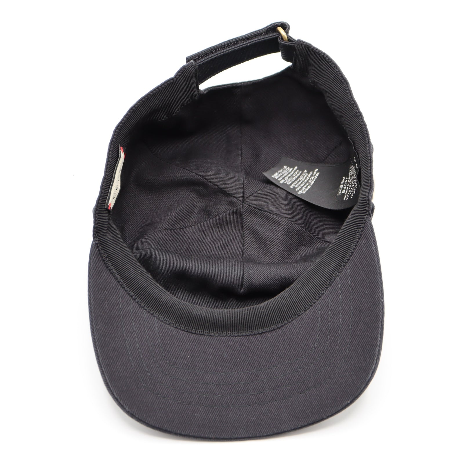 GUCCI グッチ ベースボールキャップ 58cm ブラック GUCCI（グッチ） 帽子 メンズ レディース キャップ アウトレット M