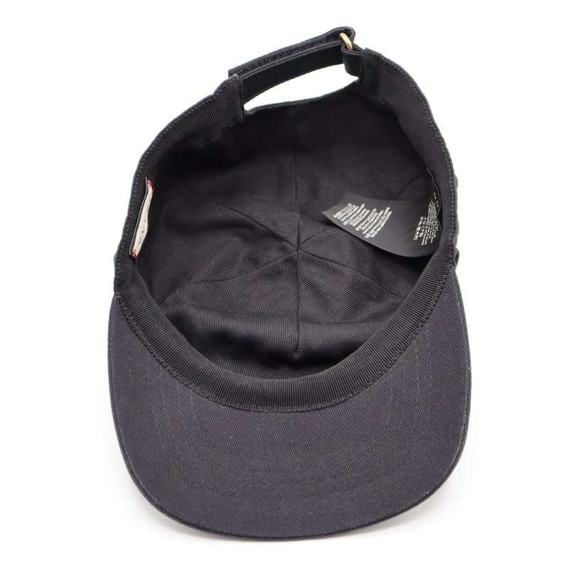 GUCCI グッチ キャップ M 58cm ラブ ロゴ ブラック 帽子 服飾小物 H20590