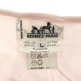 HERMES エルメス アニマル Tシャツ ピンク サイズL レディース トップス H20198
