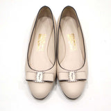 Salvatore Ferragamo フェラガモ ヴァラリボン パンプス フラットシューズ 01A838 740837 靴 サイズ8 D 25.5cm 箱有 H12688-9