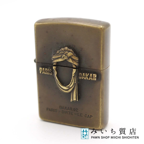 Zippo ジッポ オイルライター  パリダカ パリ・ダカールラリー PARIS DAKAR 92 喫煙具 着火未確認 25k597-5
