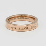 TIFFANY＆Co. ティファニー 1837 ナローリング 指輪 メタル 約4.2g 約10号 アクセサリー レディース ok886