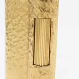 dunhill ダンヒル ガスライター Sライン 20ミクロン ゴールドカラー ローラー式 喫煙具 着火未確認 ケース有 M989