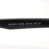Ray-Ban レイバン サングラス RB4391D 601/80 ブルーレンズ 度なし ケース・クロスあり 25s529-2