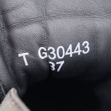 CHANEL シャネル ロングブーツ ツイード T G30443 37 ブラック レディース 靴 箱有 H6845