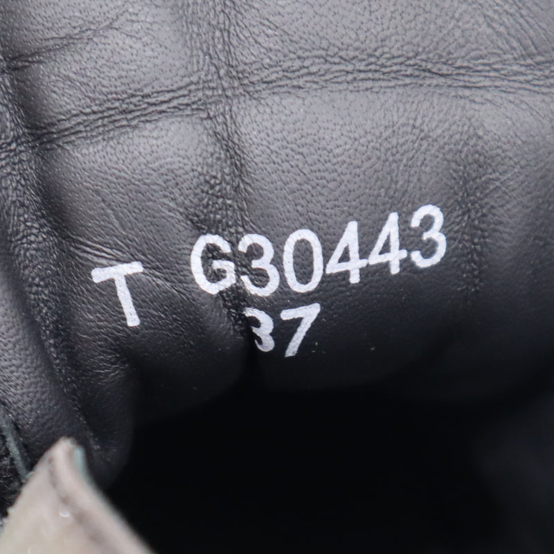 CHANEL シャネル ロングブーツ ツイード T G30443 37 ブラック レディース 靴 箱有 H6845