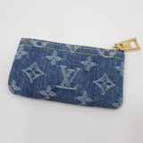 LOUIS VUITTON LV ルイヴィトン M82961 カードキーケース ポシェットクレ デニム M2807