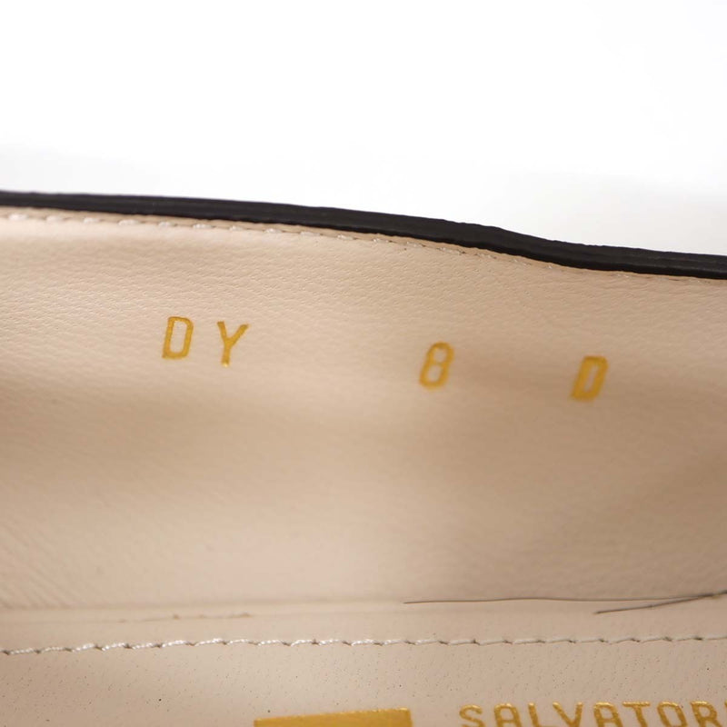 Salvatore Ferragamo フェラガモ ヴァラリボン パンプス フラットシューズ 01A838 740837 靴 サイズ8 D 25.5cm 箱有 H12688-9