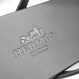 未使用 HERMES エルメス Egerie エジェリ 221001Z サンダル ラバー フラットサンダル 35 ブラック 箱有 24k518-1