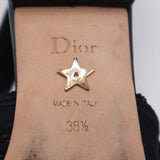 Christian Dior ディオール サンダル J'A DIOR スリングバックフラット 38 1/2 ブラック レース パンプス H15994