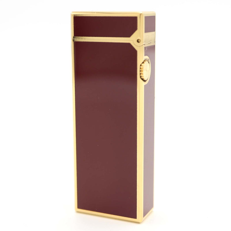 dunhill ダンヒル ガスライター US.RE24163 ローラー式 ボルドー ゴールドカラー 喫煙具 着火未確認 H2986