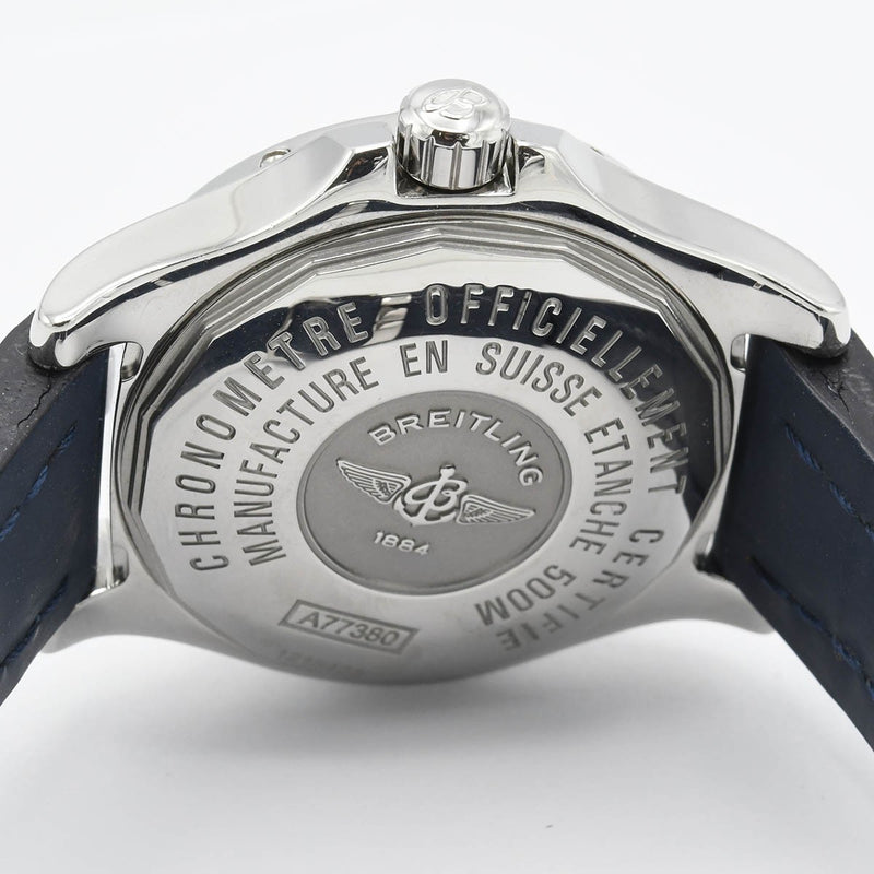 稼働 腕時計 BREITLING ブライトリング コルトオーシャン A77380 クォーツ 白色文字盤 2025.8電池交換済 M3740