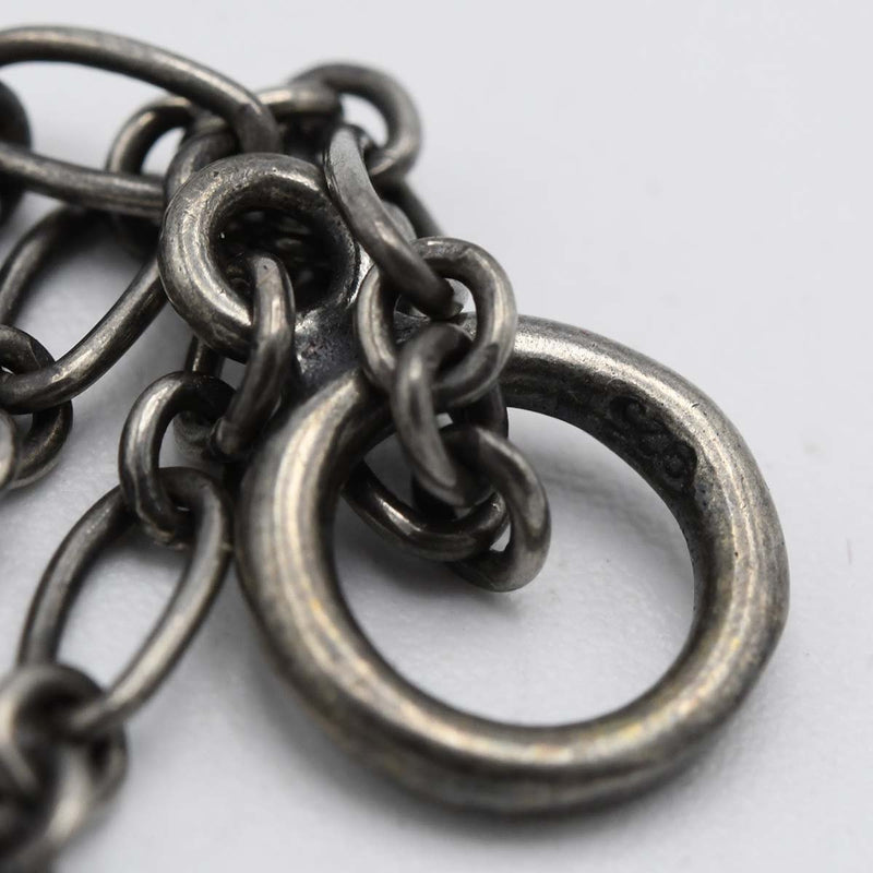 GEORG JENSEN ジョージジェンセン ネックレス 2002 イヤーペンダント ガーネット 925 約12.2g アクセサリー yo686