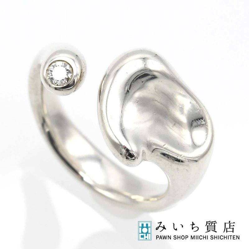 TIFFANY&Co. ティファニー リング エルサペレッティ フルハート ダイヤモンド 925 9号 6.4g 指輪 レディース H10466