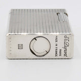 S.T.Dupont デュポン ガスライター LINE1 ライン1 シルバーカラー 着火未確認 eco1525