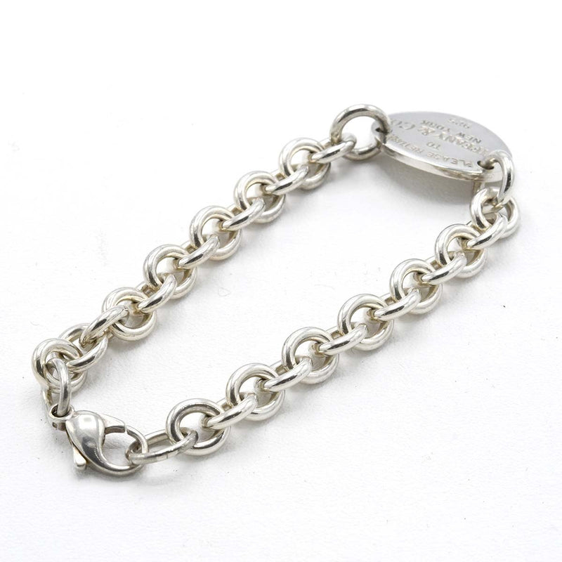 TIFFANY&Co. ティファニー ブレスレット リターントゥオーバル タグ シルバー925 26.5g M4056