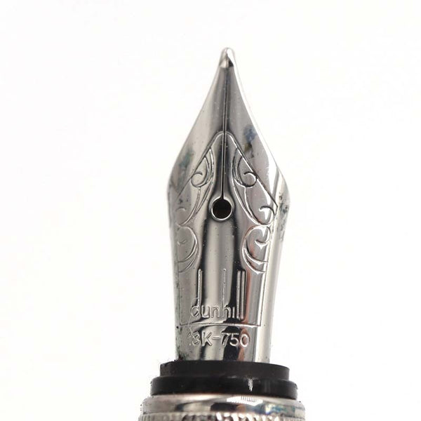 Dunhill ダンヒル 万年筆 18K 750 文房具 筆記用具 筆記未確認 箱有 eco1411