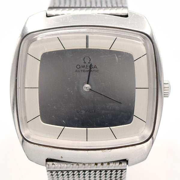 稼働 腕時計 OMEGA オメガ DE VILLE デビル cal.711 151.0051 自動巻き スクエア シルバー色文字盤 k1179