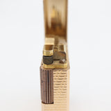 S.T. Dupont デュポン ガスライター ライン1 ショート LINE1 格子ライン ピンクゴールド色 喫煙具 ケース有 H7171