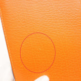 HERMES エルメス 手帳カバー アジャンダカバー ヴィジョン ⬜︎K刻印 オレンジ H24837