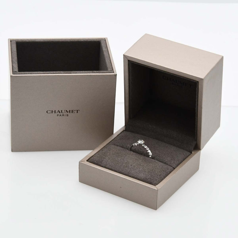仕上済 CHAUMET ショーメ リング ビーマイラブ #52 11.5号 750 D 2.2g ジュエリー 箱有 H10953