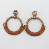 HERMES エルメス ピアス ループ PM レザー アクセサリー レディース 箱・袋 H21727